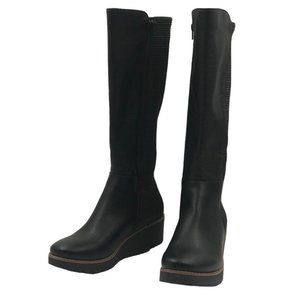 Euro Soft by Sofft Knee High Black Boots Womens Size 10M All Man Made